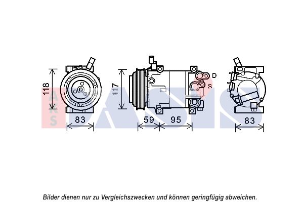 AKS DASIS Kompressor,kliimaseade 852686N